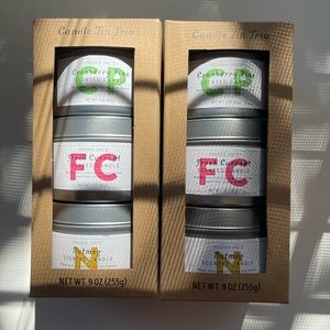 Trader Joe’s seasonal Candle Trio - 2 pack